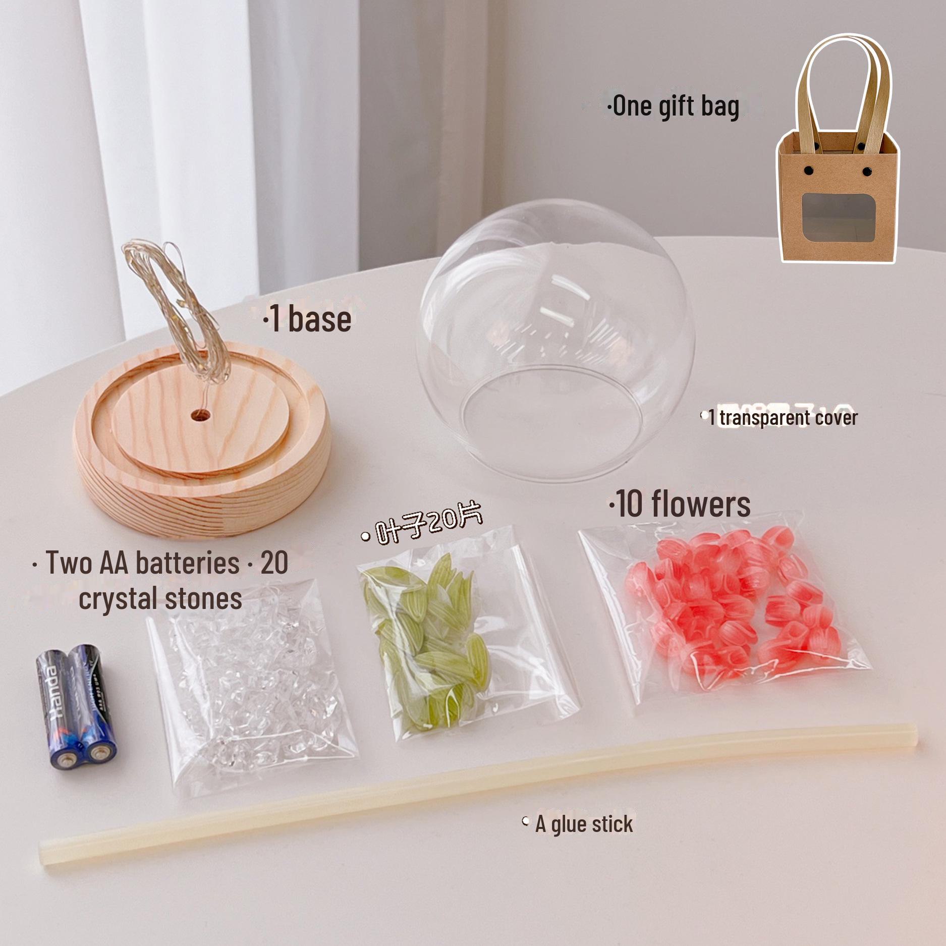 

Светодиодный ночник-тюльпан: Искусственный цветок для спальни, средство для сна, подарок на день рождения для нее, атмосферный светодиодный светильник для китайского Дня святого Валентина 1W