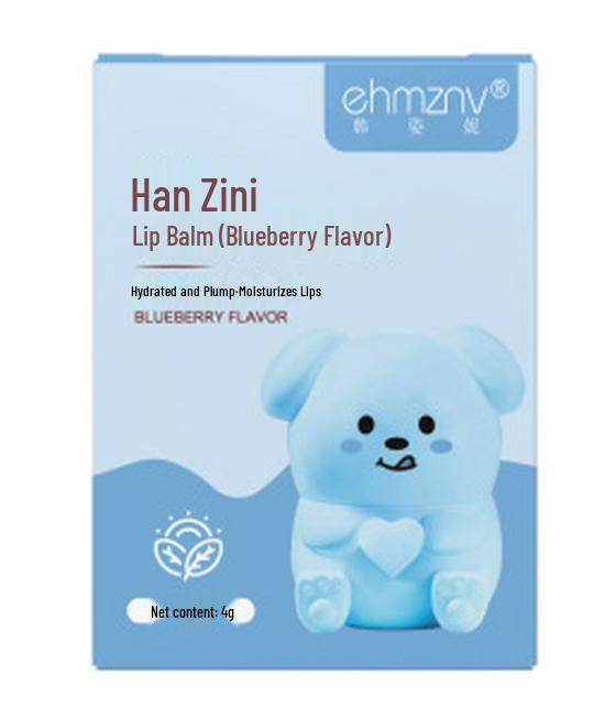 

Увлажняющий бальзам для губ Fruit Bear для детей - Милый брелок-мишка, Увлажняющий и бесцветный, Защита от обветривания для младенцев, школьников и детей.