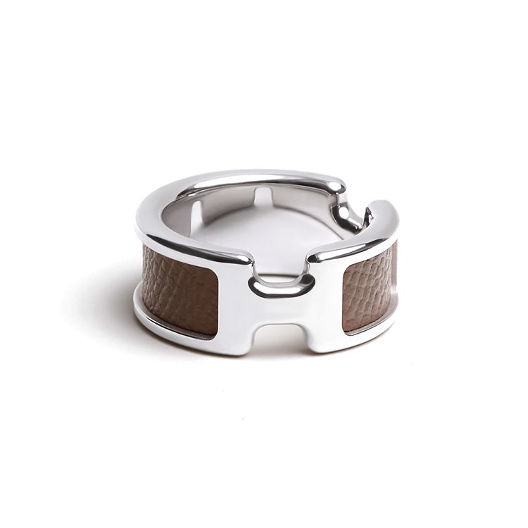 

Hermes Olympe H Ring Unisex Jewelry Gray H500058FK18S M