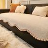 New Sofa Cover Cloth Thickened Anti Slip Sofa Cushion Cover For Autumn And Winter Warmth Light Luxury And High-End Feeling