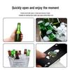 Plum Blossom Stainless Steel Card Opener: Bottle & Can Opener