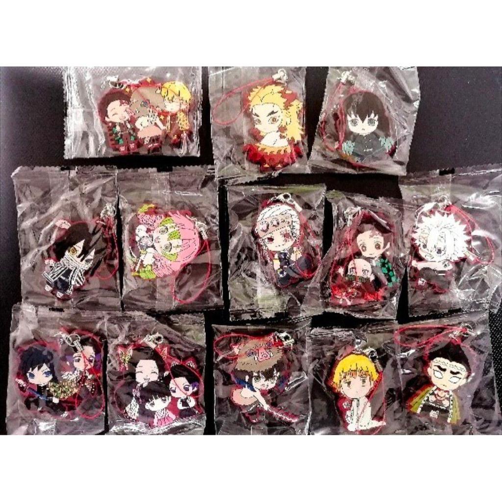 Used First come first servedLimited timeCouponAll 13 types complete Demon Slayer: Kimetsu no Yaiba Rubber Strap