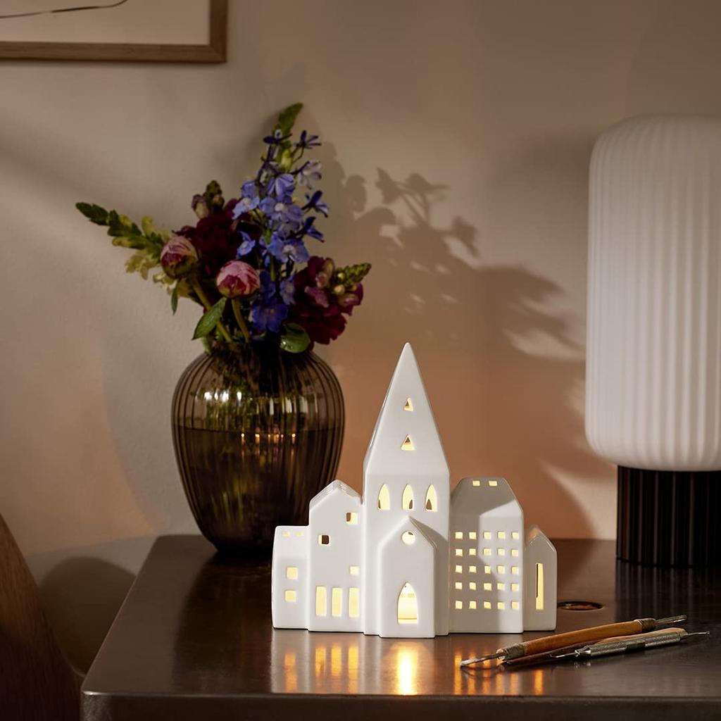Kahler Urbania Lighthouse City Tealight 693521 Holder, H21cm,