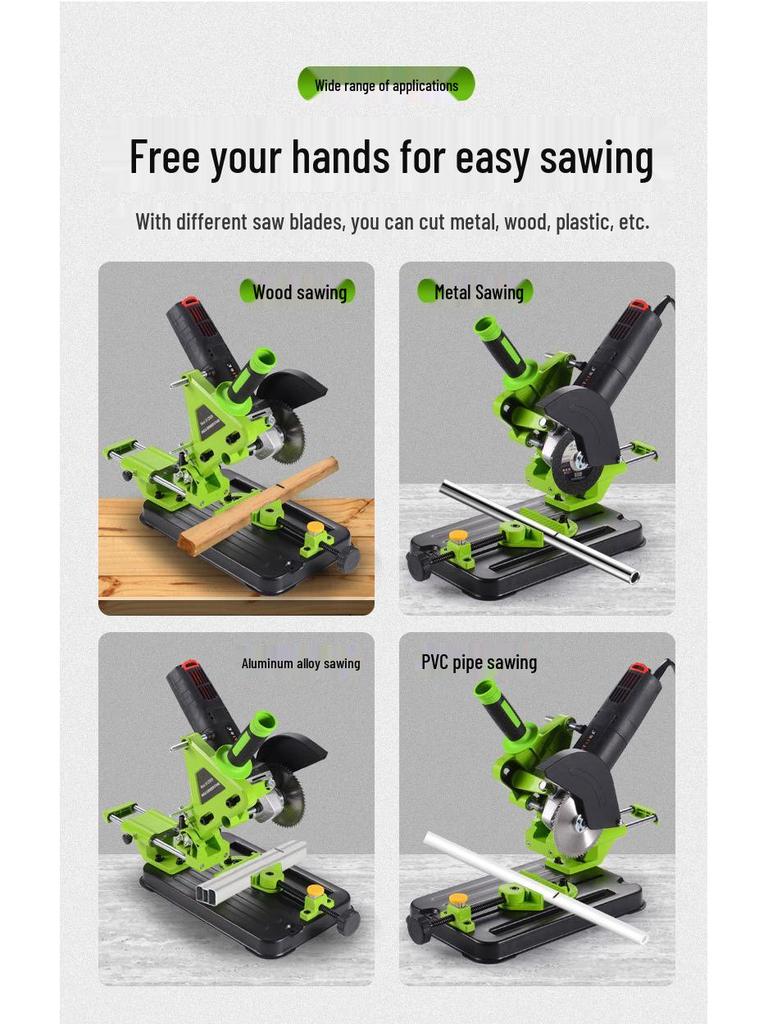 Pull Rod Type Angle Grinder Stand for Polisher and Cutting Machine Modification