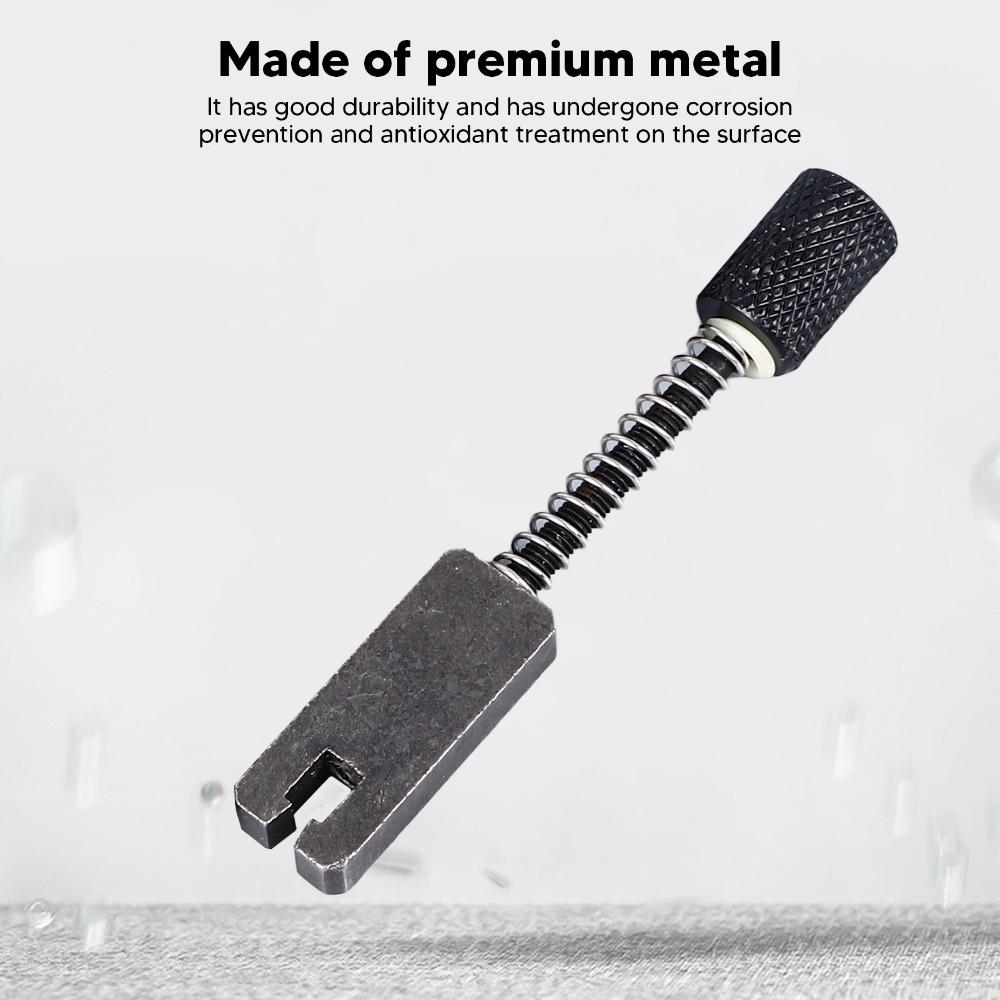 6PCS Metal Material Electric Guitar Bridge Black Color Bridge Replacement Parts For Bass Guitar