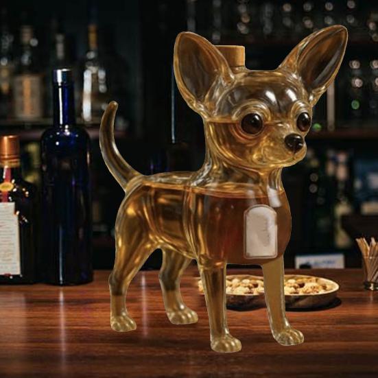 Slon Malý Pes Láhev na Whiskey Design Zvířecího Tvaru Průhledné Sklo Láhev na Víno Krásu Zvyšující Skleněná Karafa