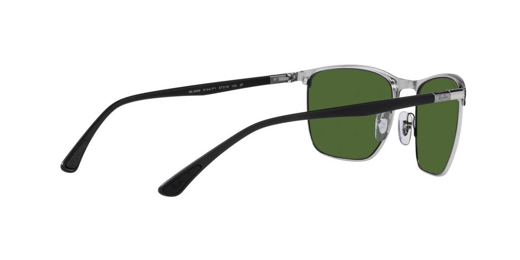 sunglasses RB3686 57 Dark Grey Contrast Enhancement Polarized Lenses Sport Ray-Ban Black/Silver /Chromance/Crystal