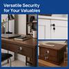 4pcs Silver Cam Lock Security Cabinet Lock Durable Drawer Lock  Drawer