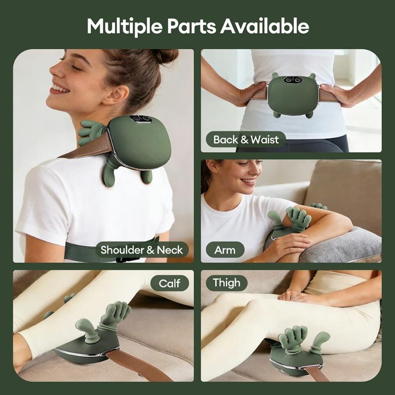 2026 New Gift Bionic Finger Neck Shoulder Massager Wireless Neck Cervical Trapezius Kneading Massage Shawl Brushless Motor Neck Masajeador