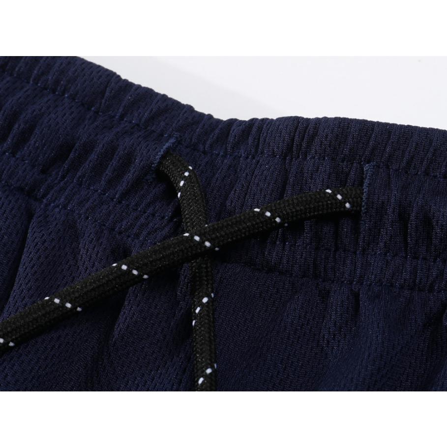 Summer Mens Beach Elastic Waist Tie Casual Hole Breathable Shorts Swimwear