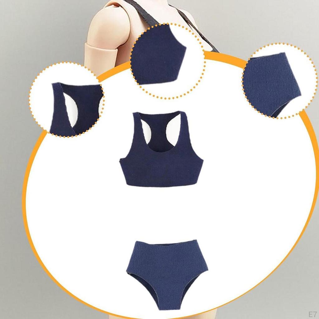 1/6 Scale Action Figure Outfit with Bikini and Shorts for 12 Inch Dolls