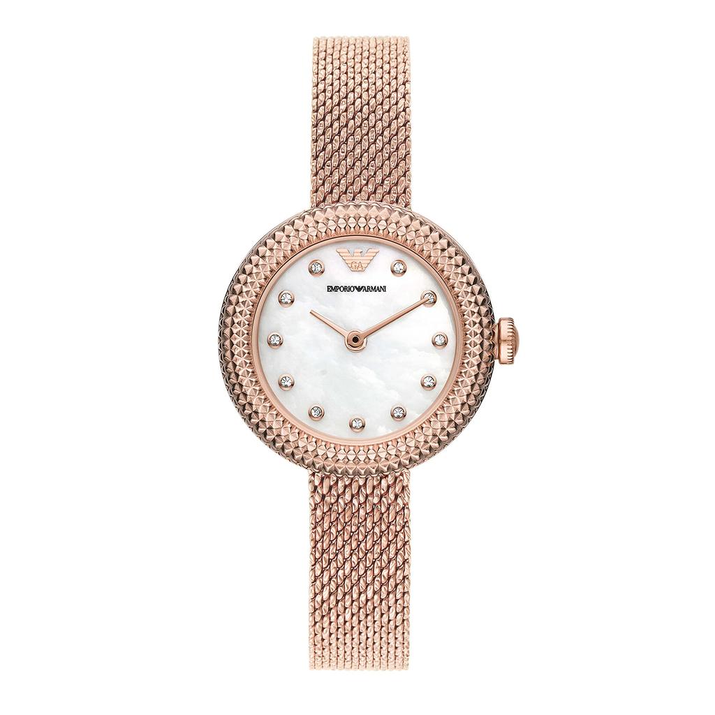 Emporio Armani AR11416 Pink Gold Watch Women's