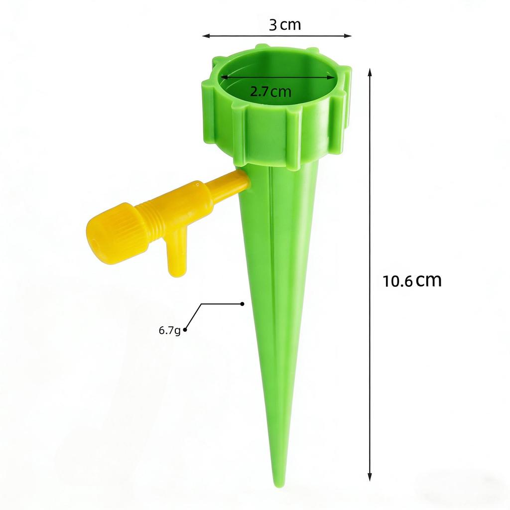Leak-Proof Adjustable Drip Emitter for Plants: Precise, Continuous Watering for Various Pot Sizes