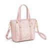 New Disney Mickey PU Tote Shoulder Bag Regular Women's Pink/Ecru DHB41216-A