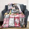 Home Reading Is My Happy Blanket Fashion Blanket Used For Home Gift Soft And Warm Giving Friends And Relatives Birthday Gifts Graduation Gifts