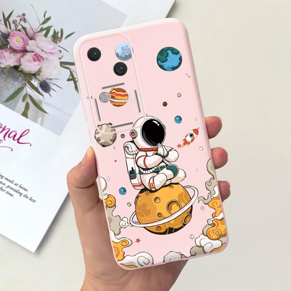 For Vivo V30 Pro Case V2319 Cute Fashion Cartoon Back Cover 6.78'' Soft Silicone Phone Case For Vivo V30 V 30 Pro VivoV30 Bumper