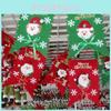 Claus Santa Pattern Hanging Flags Christmas Party Decoration Banner Fashion