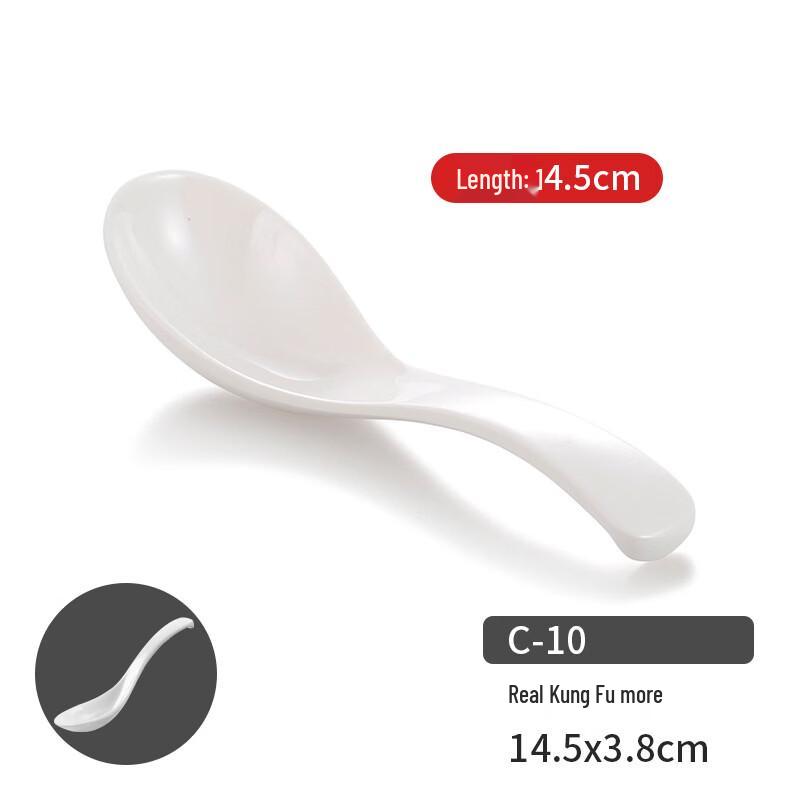 Commercial White Melamine Small Spoons
