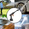 New 21v Lithium-Powered Car Wash Water Gun 300W 30Bar Cordless High Pressure Car Washer 6-in-1 Spray Nozzle Cleaning Machine