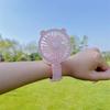 Cute Cartoon Mini USB Rechargeable Wrist Fan for Kids