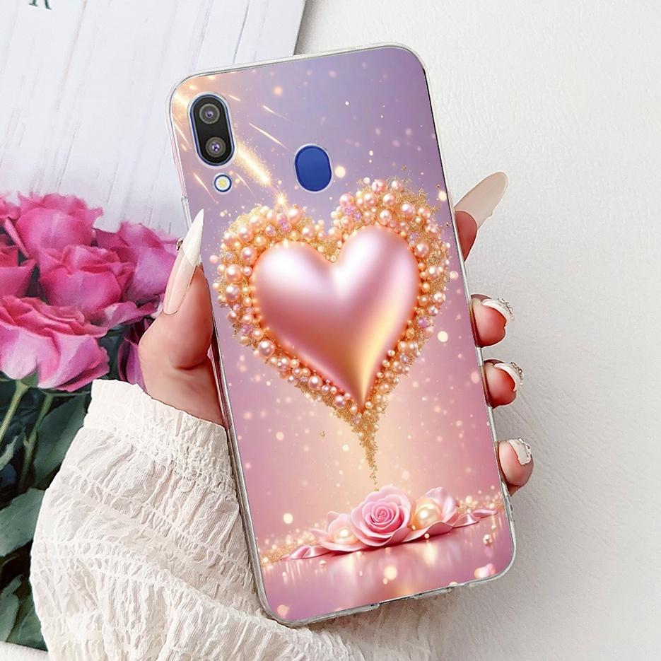 For Samsung Galaxy M10 M20 M30 Case New Fashion Painted Cover Clear Silicone Soft Slim Phone Case For Samsung M10 M20 M30 Fundas