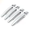 Car Decoration Door Handle Cover For Toyota Sienna XL30 2011- All Model Chrome Silver Cars Accessories Exterior Styling