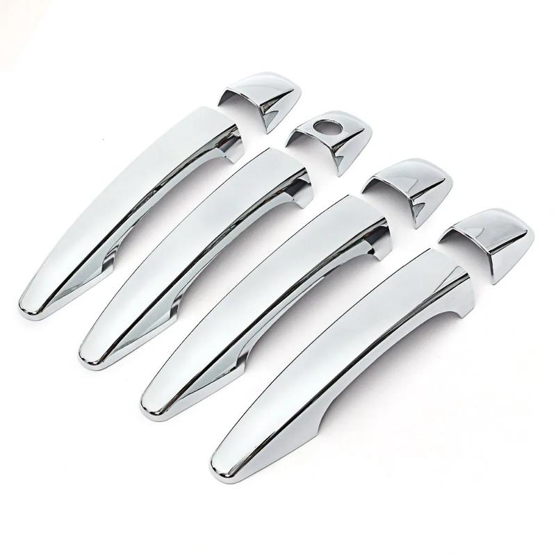 Car Decoration Door Handle Cover For Toyota Sienna XL30 2011- All Model Chrome Silver Cars Accessories Exterior Styling