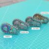 Rainbow EDC Gear Chain Fingertip Gyroscope Toys Metal Sprocket Flywheel Fidget Spinner for Adults Kids Anti Stress Roller