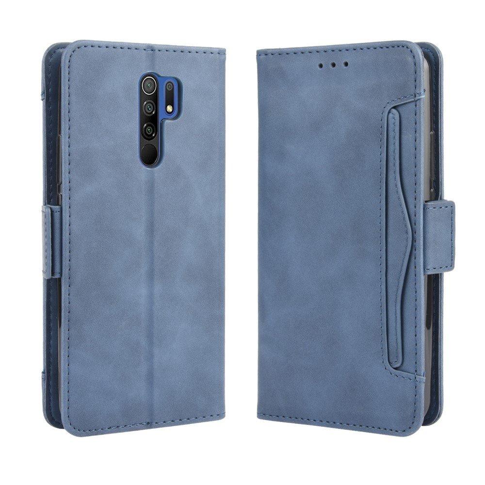 Flip Case for Xiaomi Redmi 9, Card Slot, Blue