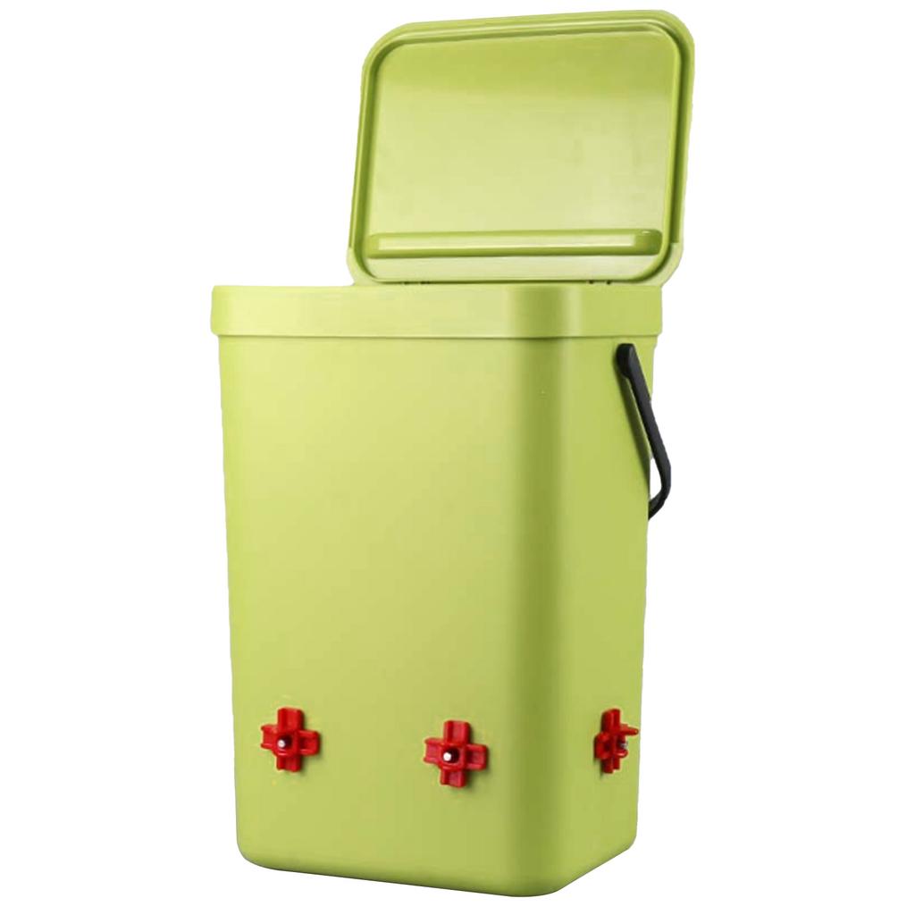 Chicken Waterer 4 Drinking Spouts Large Capacity Automatic Chick Drinker Waterer for Poultry Feeding Equipment 12L