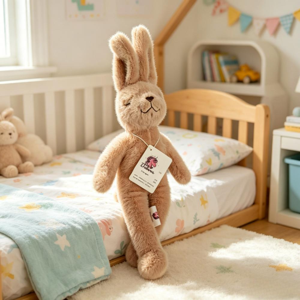 16Inch Fluffy Rabbit Plush Toy Super Cute Rabbit Plush Doll Home Decoration Ideal Gift for Birthdays, Graduation, Christmas, Thanksgiving, Easter,
