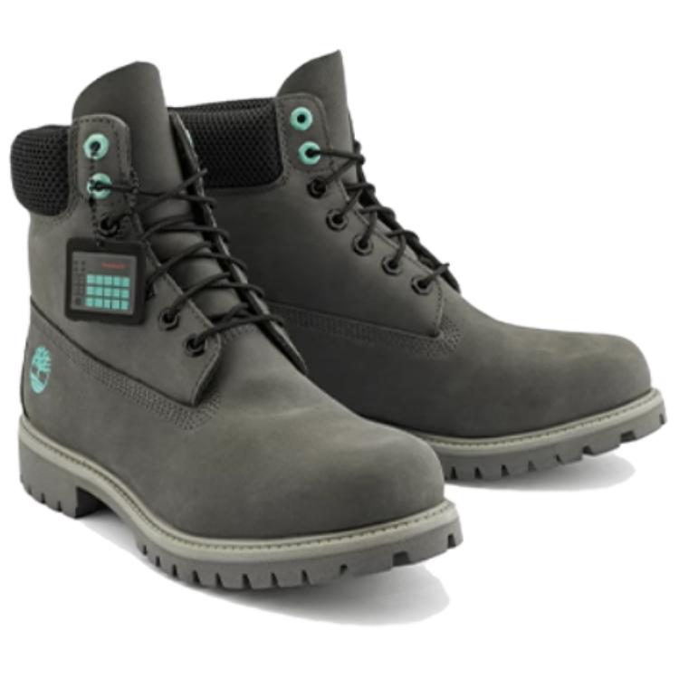 Timberland Premium Series Comfortable Casual Warm Mid-Calf Martin Boots Men Boots Gray A2P6WEL8
