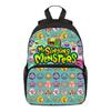 Zaino per Bambini Scuola Primaria e Materna Nuovo My Singing Monsters Concerto dei Mostri Zaino, Zaino Regalo