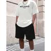 Men's Urban Streetwear Set Short Sleeve T-Shirt and Shorts