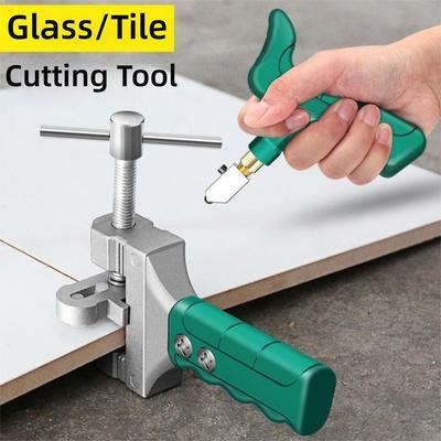 New Manual Diamond Glass Cutter Professional Green Tile Cutter Glass Ceramic Tile Cutting