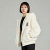 New MLB Velvet Jackets Unisex Cream 3AFDB0426-50CRS