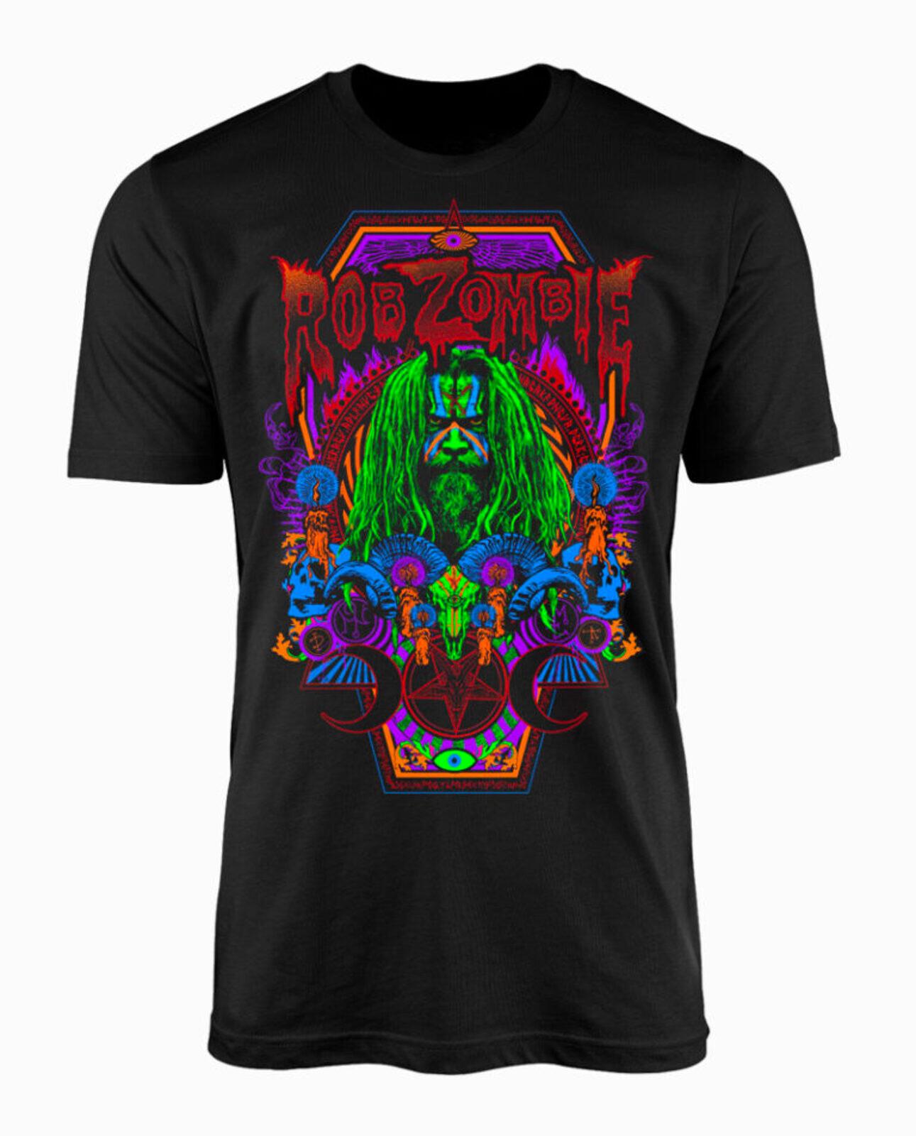 ROB ZOMBIE cd lgo NECRO COLOR Official SHIRT 2XL New hellbilly sinister S