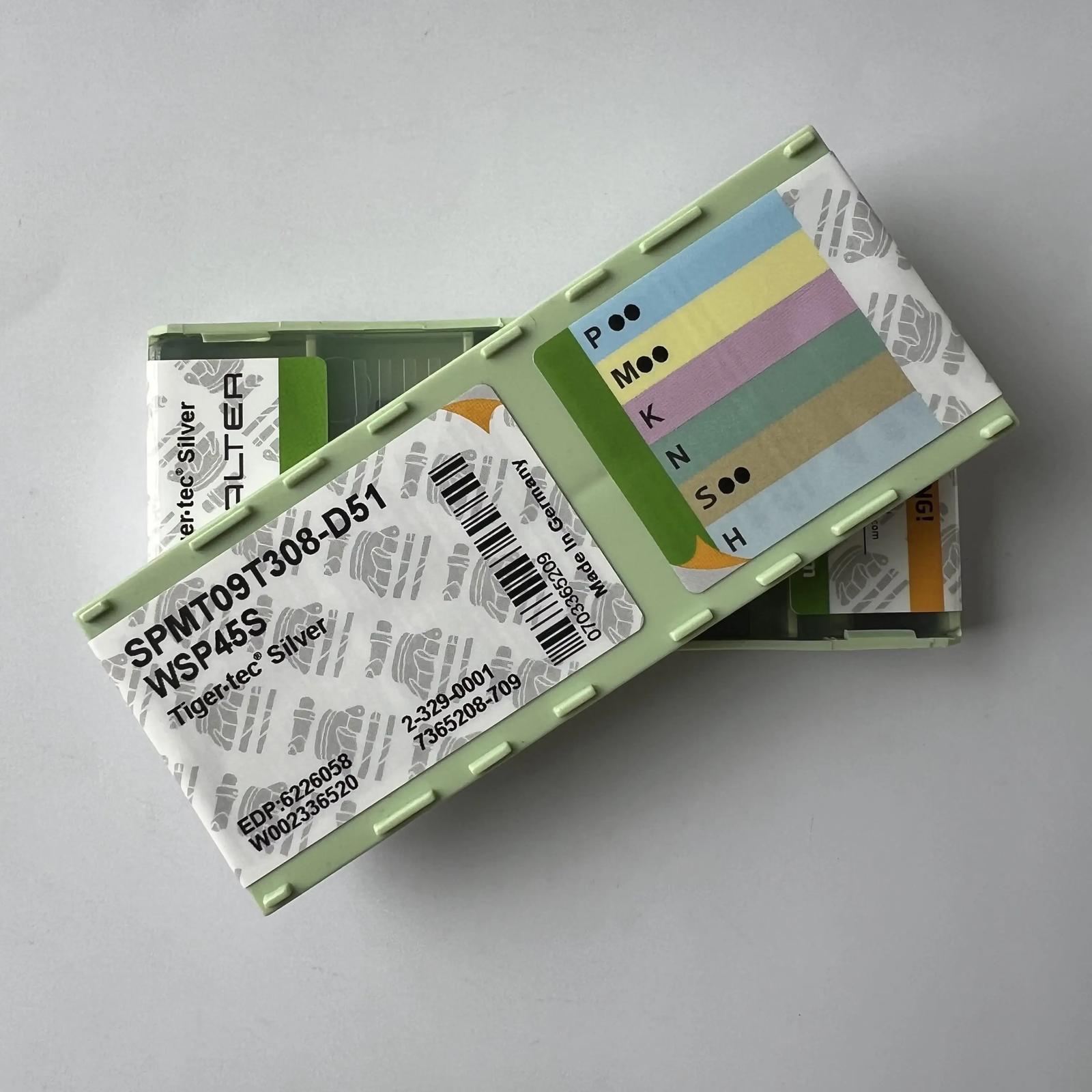 

SPMT09T308-D51 WSP45S / Industrial indexable Carbide Inserts 10 Pcs