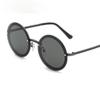 Fashion Round Feminine Glasses Vintage Luxury  Rimless Sunglasses Ladies Gradient Women's Sunglasses