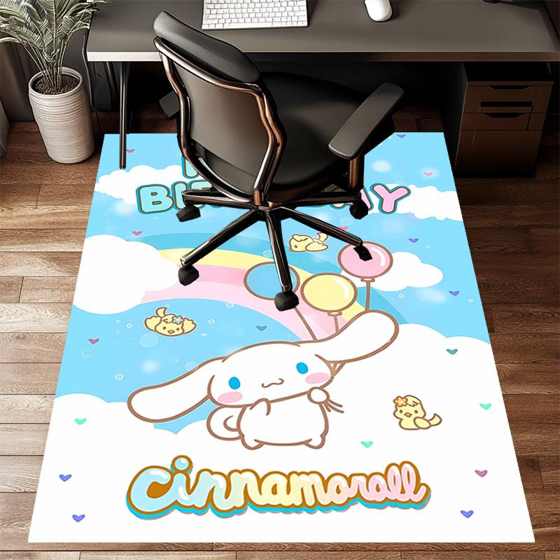 1pc Sanrio Cinnamoroll3 Design Printed Area Rug Carpet for Bedroom Living Room Home Decor Rugs Mat Non Slip Mat Rug for Bedside