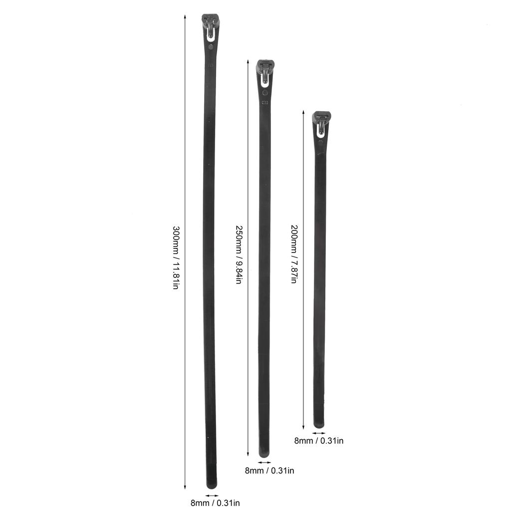 300PCS Cable Ties Multi Size for Garden Fastener Supplies