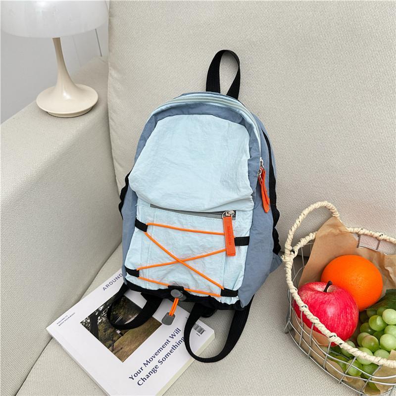 Fashion Lightweight Mini Backpack Portable Multifunctional Shoulder Bag Large Capacity School Bag Outdoor Use