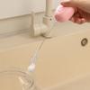 Steel Wire Long Handle Straw Cleaner Brush Magnetic Cup Cap Brush Cup Lid Brush  Kitchen Cleaning