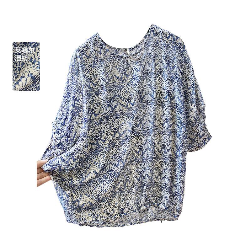 Sibaishé Women s Fashion Loose Fit Bow Tie Blouse XL