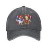 French Peruvian Roots France Peru Flag Baseball Caps Casual Distressed Washed Rooster Alpaca Snapback Unisex Outdoor Soft Hats