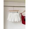 Pure Desire Women's Lace Patchwork A-line Pleated Skirt with Bow - New Autumn Collection, Hot Girl Style Short Skirt Pants