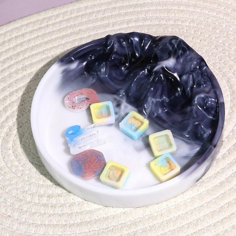 Dish Resin Mold,Silicone Jewelry Tray Mold,Storage Container Epoxy Casting Molds for Ring-Holder,Soap Dish,Candle Holder
