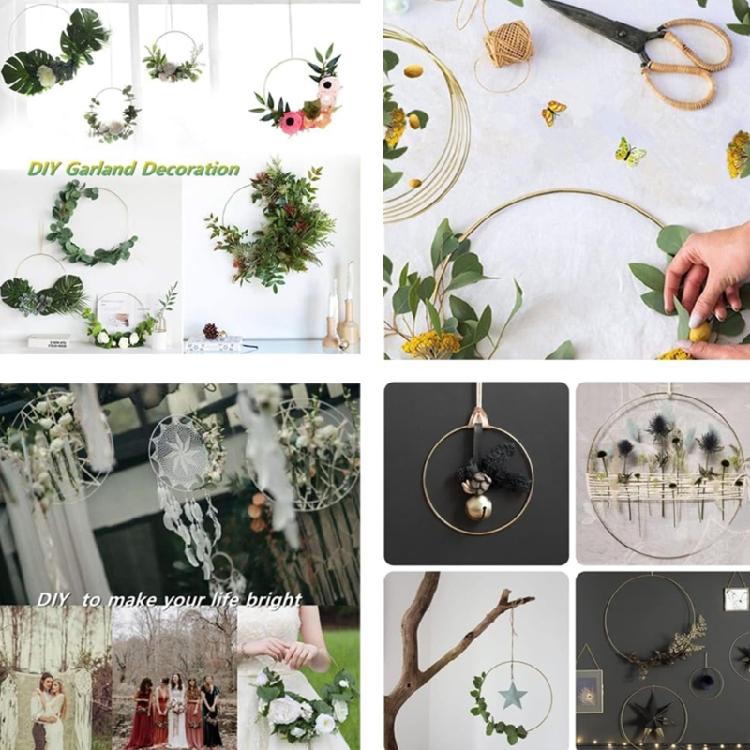 10Pcs Dream Catcher Craft Rings Heavy Duty Iron Dream Catcher Hoops for Dream Catcher Making Creative Crafting Project
