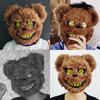 Halloween Creepy Bloody Bear Rabbit Mask For Cosplay Party Performance