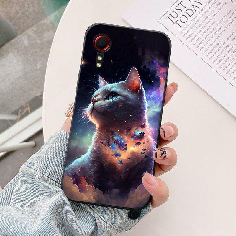 For Samsung Galaxy Xcover 5 EE Phone Case astronaut Silicone Camera Protection Back Cover For Samsung Xcover5 G525F 5EE Coque